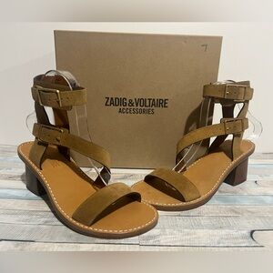 Zadig & Voltaire Cecilia Caprese Sandals Suede